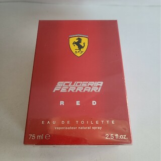 フェラーリ(Ferrari)の新品未開封☆Ferrariフェラーリレッド　オードトワレ75mlブラック(香水(男性用))
