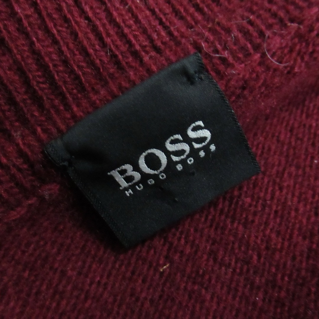 HUGO BOSS ハーフジップ  プルオーバー ニット セーター ウール 50