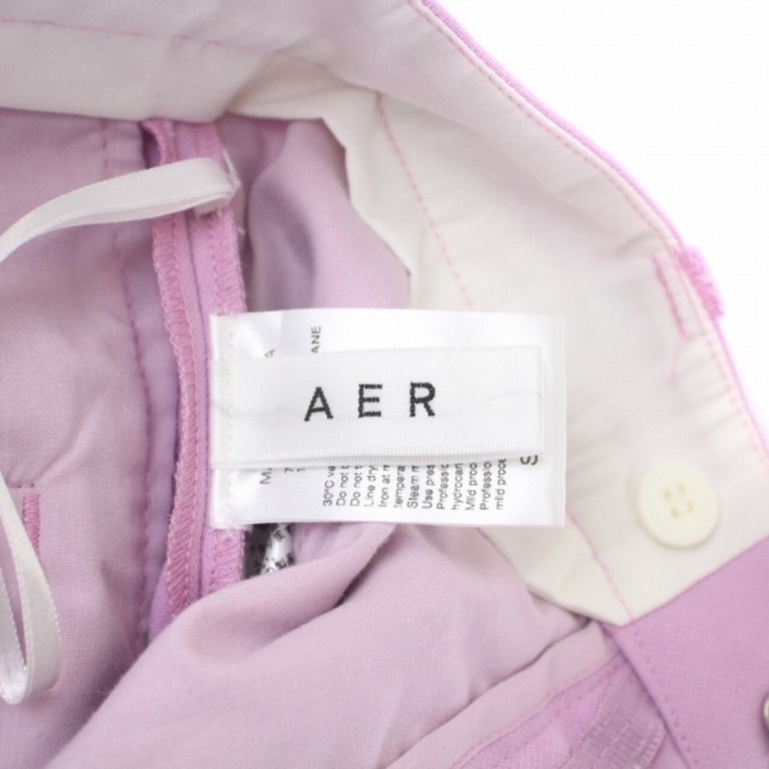 Adam et Rope'(アダムエロぺ)のアダムエロペ AER 21AW センタープレスカラーパンツ 34 XS ピンク レディースのパンツ(その他)の商品写真