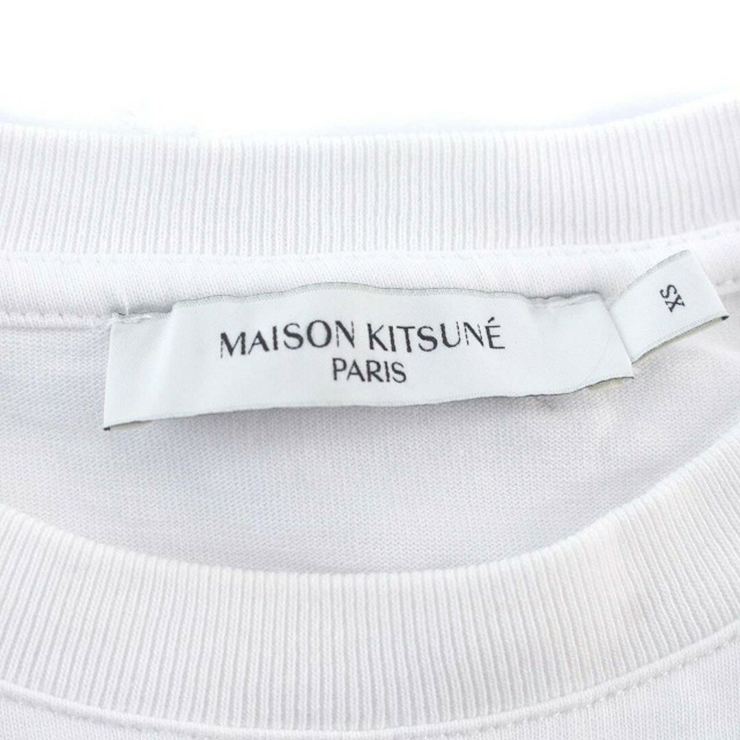 MAISON KITSUNE'(メゾンキツネ)のメゾンキツネ MAISON KITSUNE Tシャツ 半袖 ロゴ XS 白 レディースのトップス(Tシャツ(半袖/袖なし))の商品写真