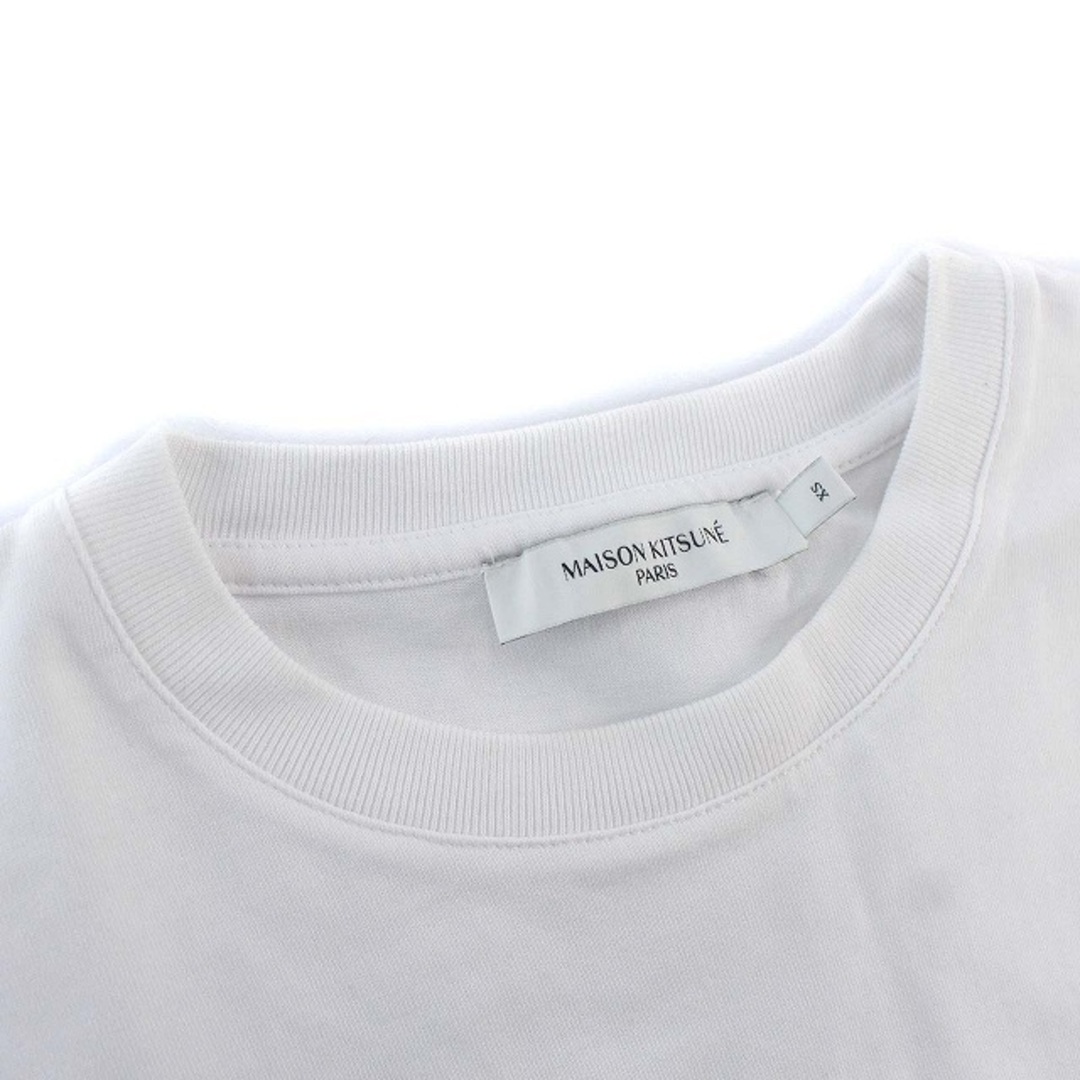 MAISON KITSUNE'(メゾンキツネ)のメゾンキツネ MAISON KITSUNE Tシャツ 半袖 ロゴ XS 白 レディースのトップス(Tシャツ(半袖/袖なし))の商品写真