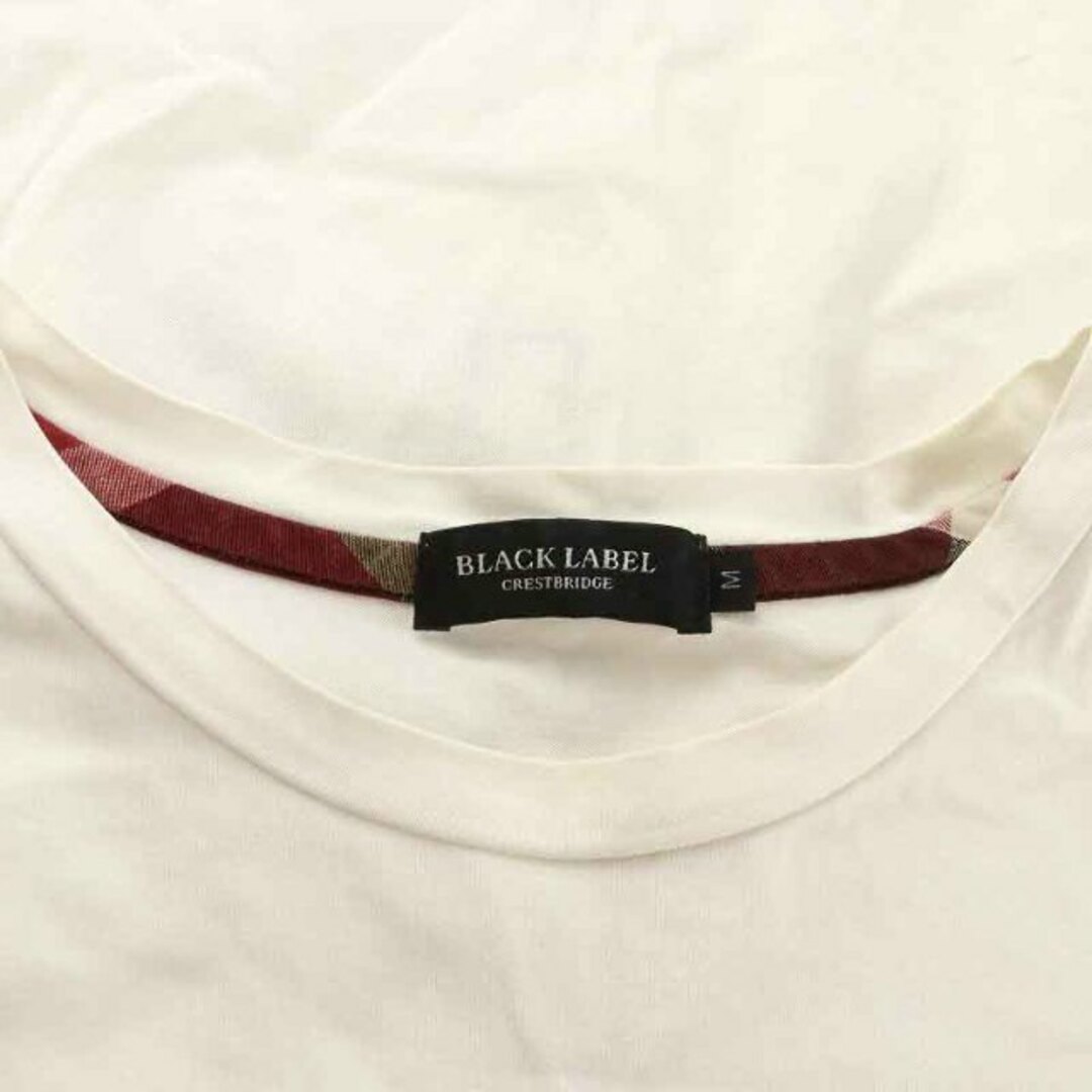 BLACK LABEL CRESTBRIDGE(ブラックレーベルクレストブリッジ)のBLACK LABEL CRESTBRIDGE Tシャツ M 白 マルチカラー メンズのトップス(Tシャツ/カットソー(半袖/袖なし))の商品写真