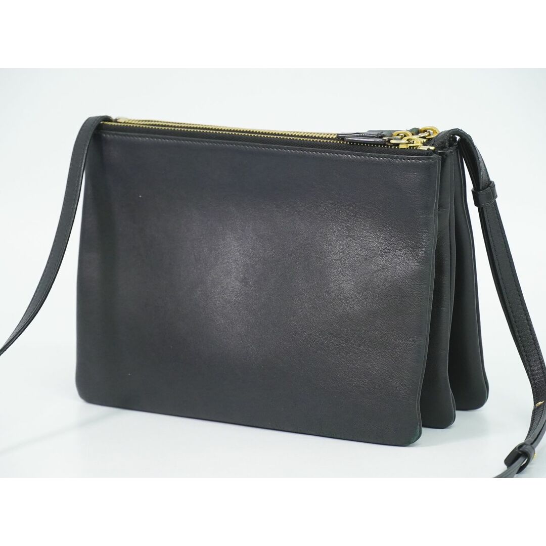 CELINE - 本物 セリーヌ CELINE トリオ ラージ ショルダーバッグ CELINE - 本物 セリーヌ CELINE トリオ ラージ ショルダーバッグ