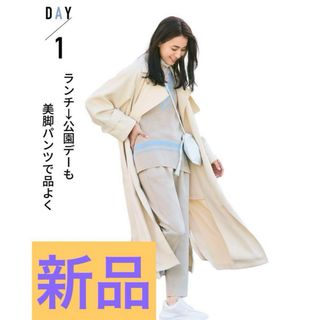 ルーニィ(LOUNIE)のルーニィ23年新品★洗える！軽量ボタンレストレンチコート泉里香oggi掲載(トレンチコート)