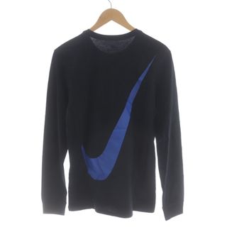 ナイキ(NIKE)のNIKE NK BIG SWOOSH LS TEE3 M 黒DX6611-010(Tシャツ/カットソー(七分/長袖))