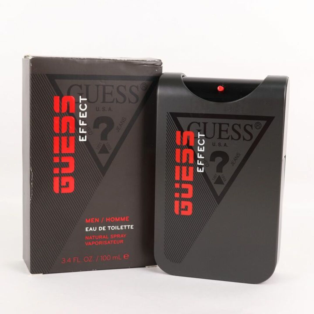 GUESS(ゲス)のゲス 香水 エフェクト オードトワレ EDT 若干使用 フレグランス 外装難有 メンズ 100mlサイズ Guess コスメ/美容の香水(香水(男性用))の商品写真