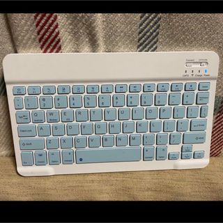 Bluetooth キーボード　水色(その他)