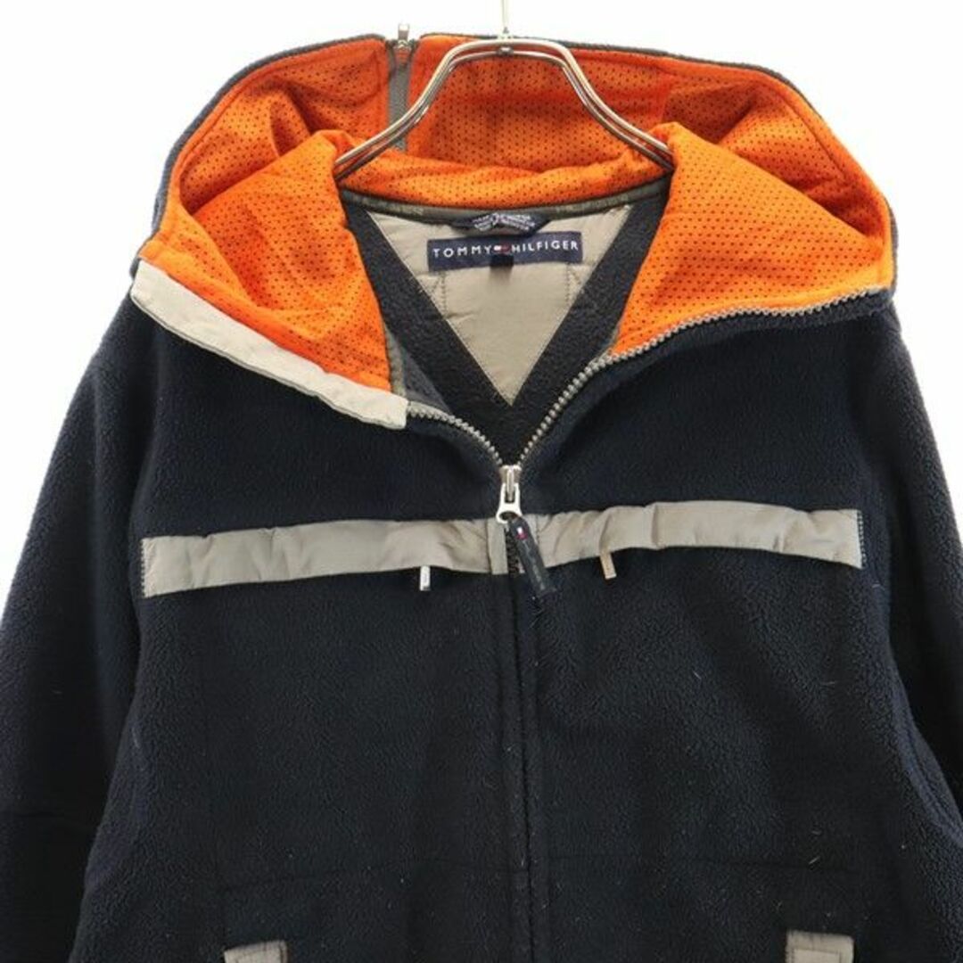 TOMMY HILFIGER - トミーヒルフィガー フリースジャケット S ネイビー