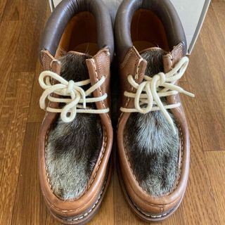 パラブーツ(Paraboot)の新品未使用！SULTAN ハラコ　パラブーツ ブラウン　22.5cm程度(ブーツ)