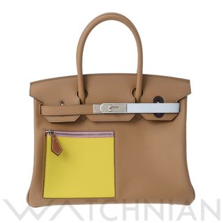 エルメス(Hermes)の新品 エルメス HERMES レディース ハンドバッグ チャイ/モーヴシルベストル/ライム/カシス/ブルーブリュム /パラジウム金具 スイフト(ハンドバッグ)