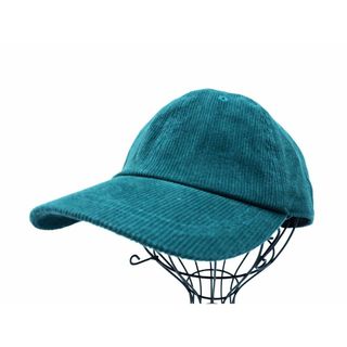 エドウィン(EDWIN)のEDWIN エドウィン コーデュロイ ベースボール キャップ size57.5/緑 ◇■ レディース(キャップ)