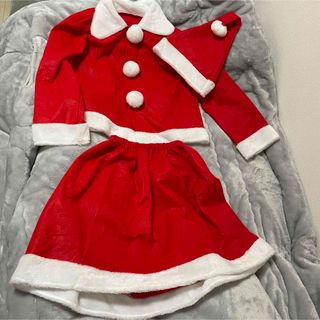 クリスマス　コスプレ　サンタスーツ　Free size(衣装一式)