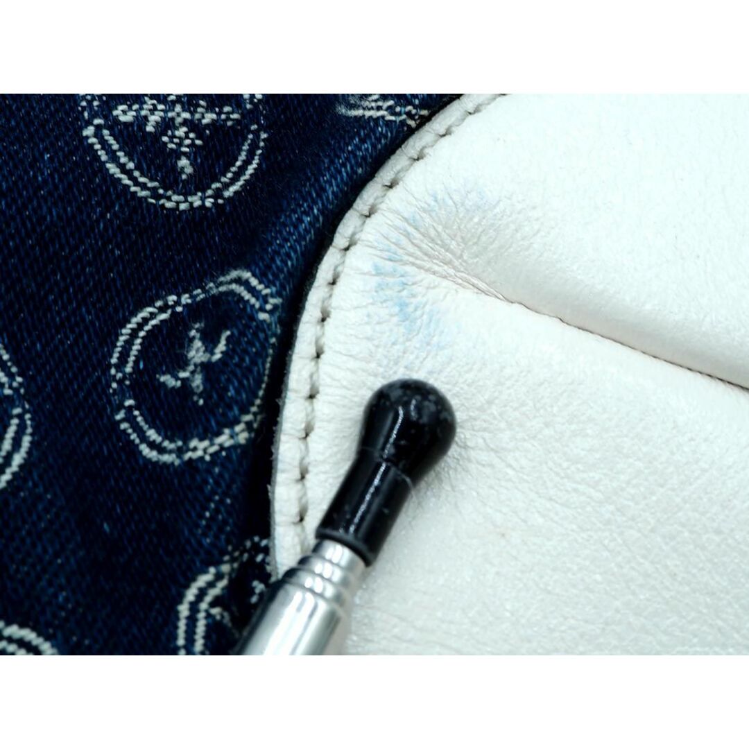 Russet(ラシット)のrusset ラシット MESTRE 総柄 ショルダー バッグ 白ｘ紺 ■■ レディース レディースのバッグ(ショルダーバッグ)の商品写真