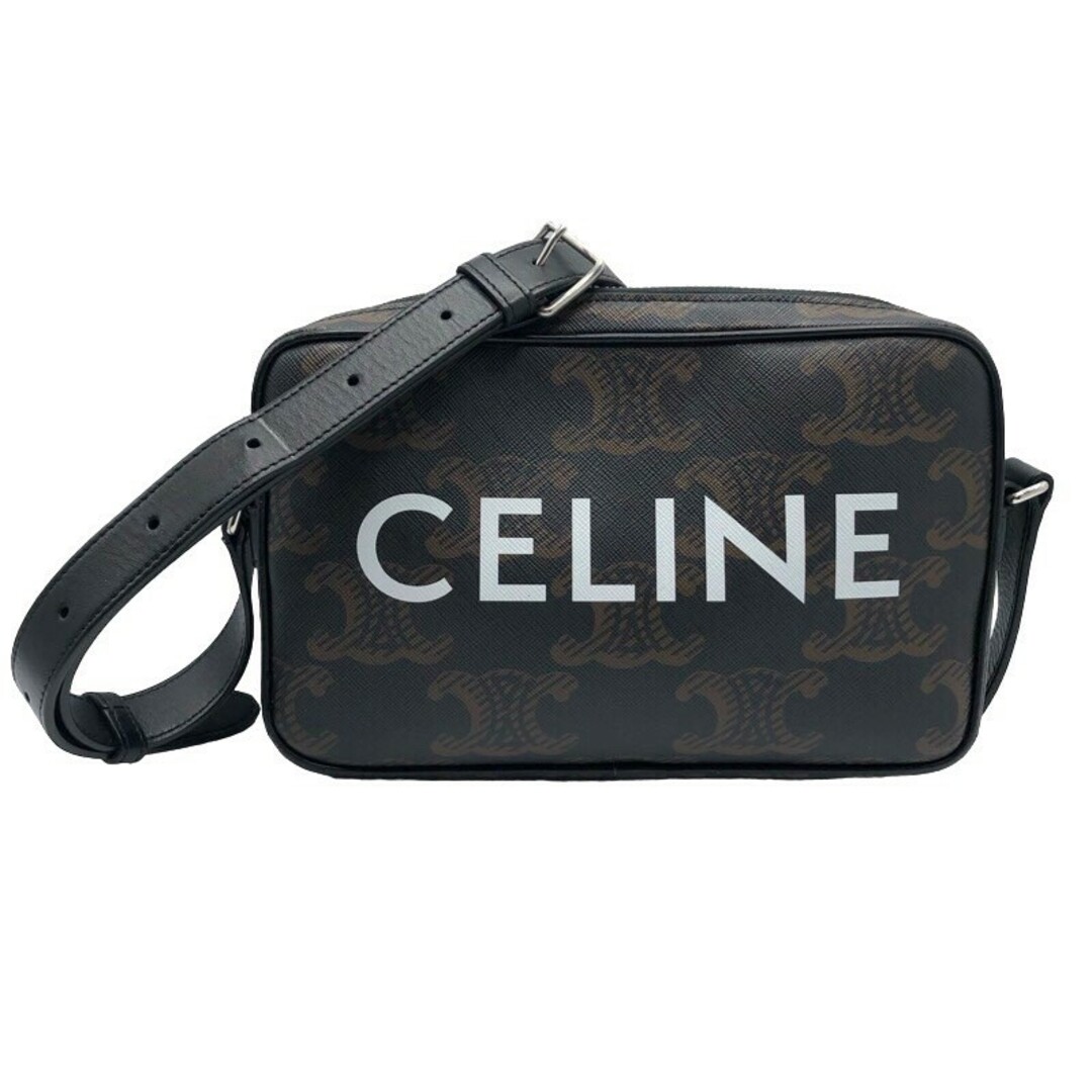 約15cmマチセリーヌ CELINE ミディアム　メッセンジャーバッグ 194502 トリオンフキャンバス ユニセックス ショルダーバッグ