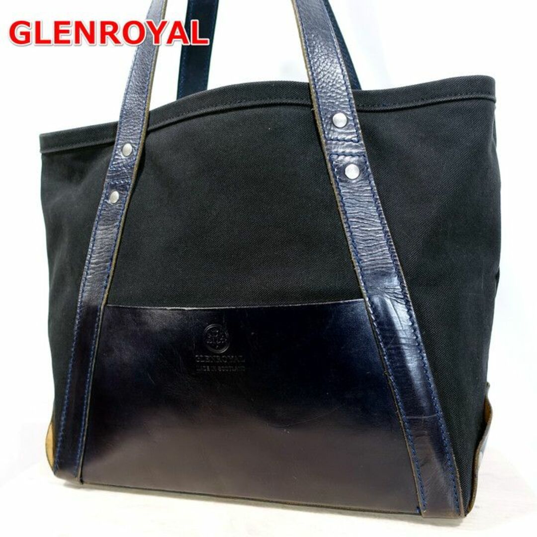 GLENROYAL(グレンロイヤル)の【良品】グレンロイヤル　キャンバストートバッグ　GLENROYAL レディースのバッグ(トートバッグ)の商品写真