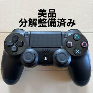 プレイステーション4(PlayStation4)の美品 SONY PS4 純正 コントローラー DUALSHOCK4 ブラック(家庭用ゲーム機本体)