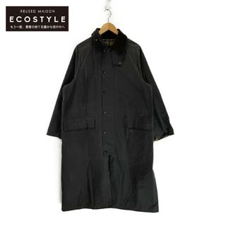 バーブァー(Barbour)のバブアー 222MWX1674 グレー BURGHLEY バーレー ワックスコットン ロングコート 38(その他)