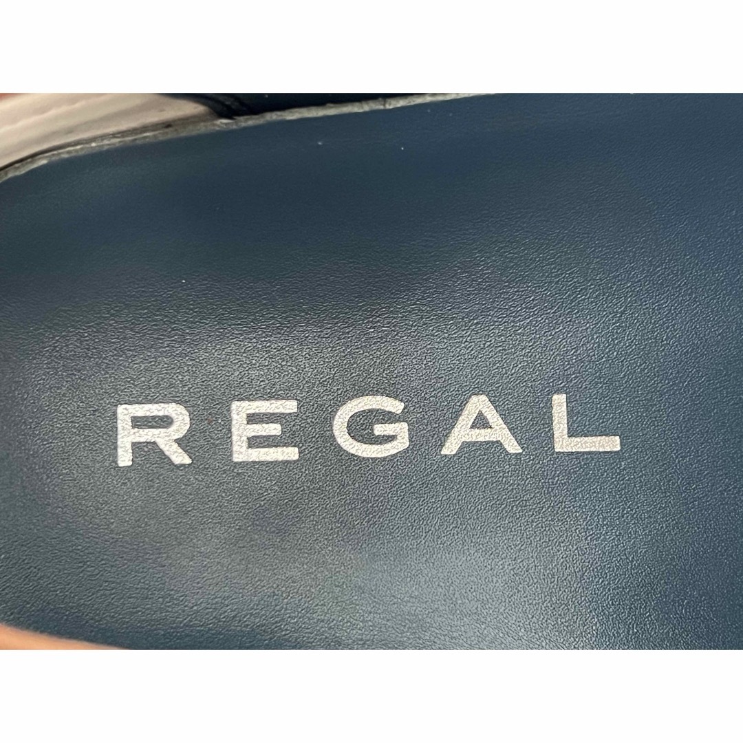 REGAL(リーガル)の美品 REGAL 25.5 レザースリッポン ローファー シューズ モカシン メンズの靴/シューズ(スリッポン/モカシン)の商品写真