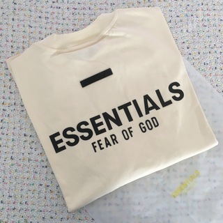 FEAR OF GOD - 新品同様 essentials リフレクターロゴ ロンT S