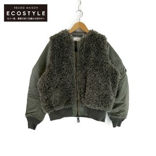 ハイク(HYKE)のハイク 23AW 17426 ｶｰｷ FAUX SHEARLING TYPE MA-1 1(その他)