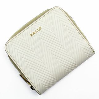 バリー(Bally)のバリー BALLY 二つ折り財布 レザー ホワイト ユニセックス 送料無料【中古】 t19137a(財布)