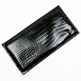 ダンヒル(Dunhill)のダンヒル Dunhill 札入れ パテントレザー ブラック メンズ 送料無料【中古】 t19141g(長財布)