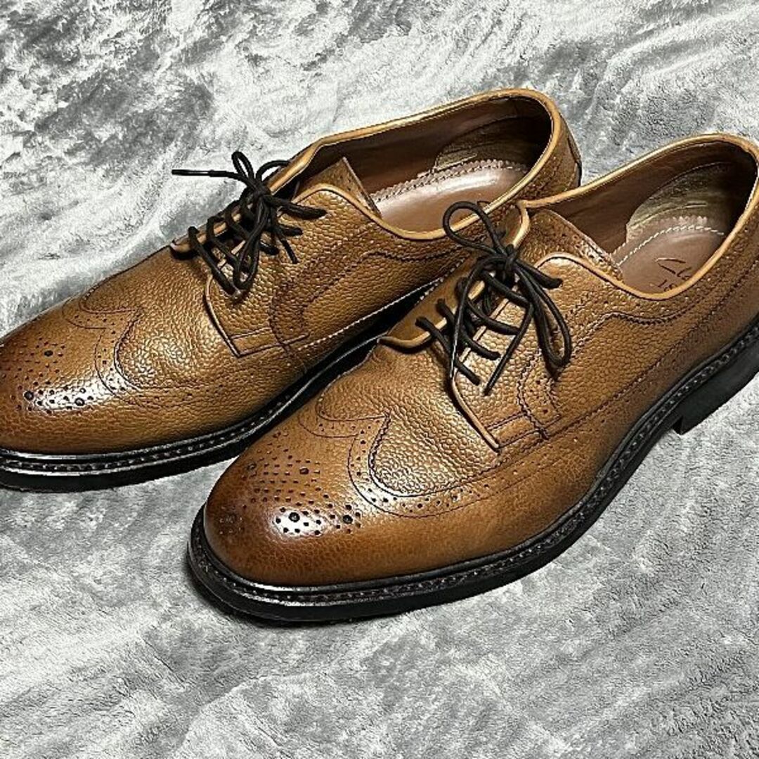 メンズClarks クラークス ペブルレザー　レザーソール　26.5cm　～27cm