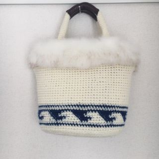 ベイフロー(BAYFLOW)のBAYFLOW KNIT WAVE TOTE ニットウェーブトート(トートバッグ)