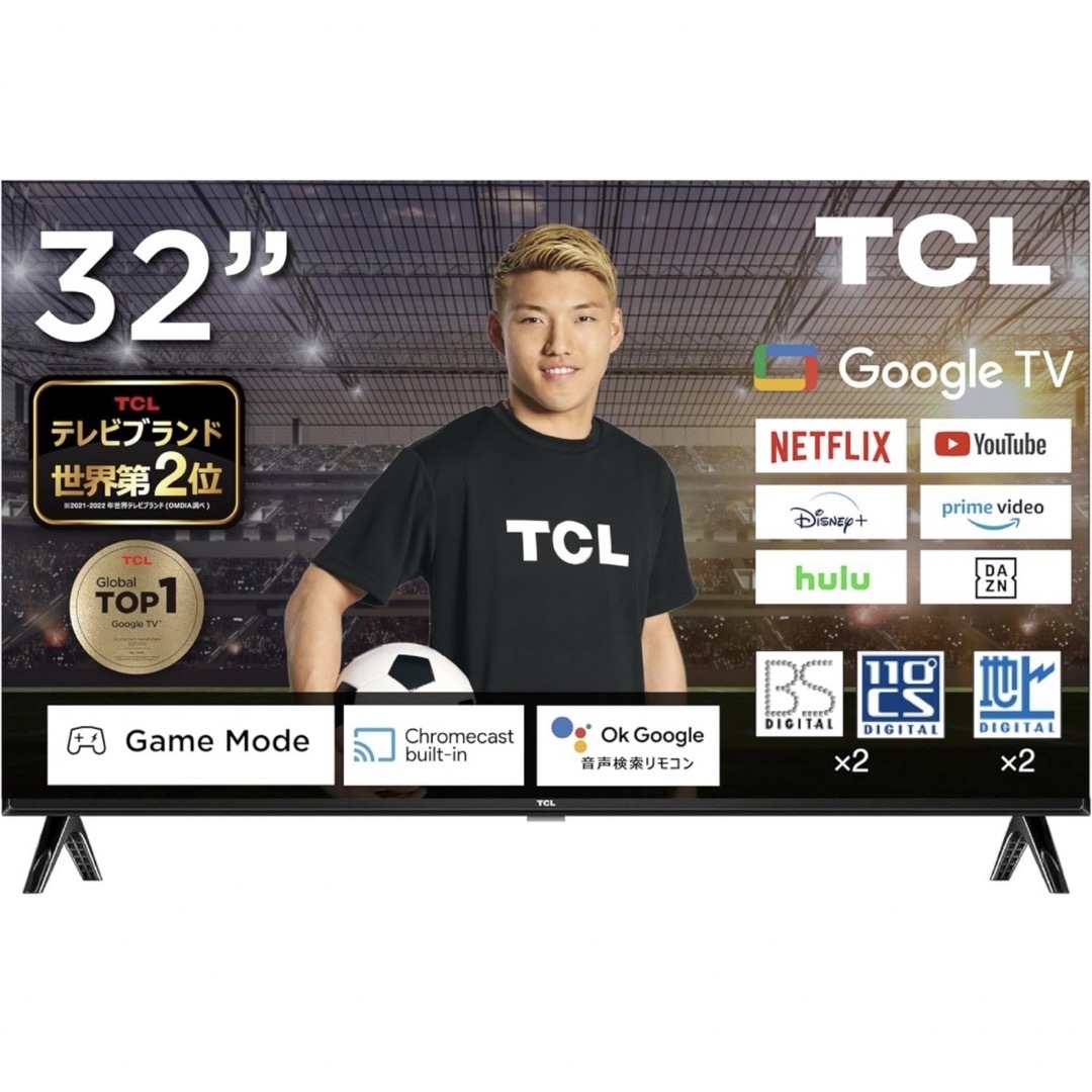 TCL 32型 32インチ スマートテレビ 32L5AG