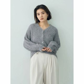 イェッカヴェッカ(YECCA VECCA)の【グレー】ラメシャギーカーディガン/24SS(カーディガン)