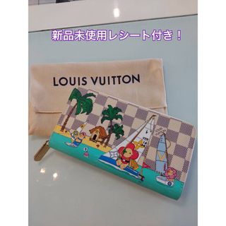 ルイヴィトン(LOUIS VUITTON)のルイヴィトン　クリスマスホリデーダミエアズールジッビーウォレットN40507(財布)