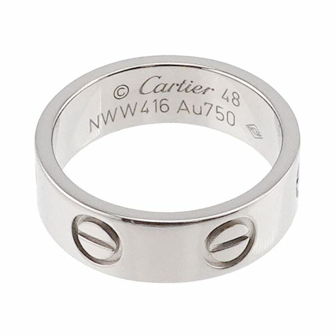 Cartier(カルティエ)のカルティエ Cartier ラブ #48 リング K18 WG ホワイトゴールド 750 指輪【証明書付き】 VLP 90213716 レディースのアクセサリー(リング(指輪))の商品写真