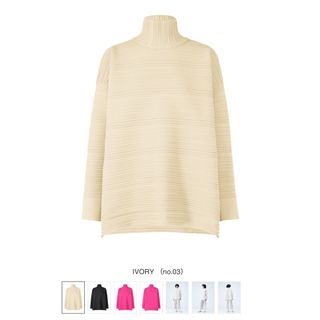 プリーツプリーズイッセイミヤケ(PLEATS PLEASE ISSEY MIYAKE)の12/31迄 プリーツプリーズ 今期完売ニット 新品(ニット/セーター)