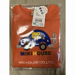 ミキハウス(mikihouse)のミキハウス　トレーナー　オレンジ(Tシャツ/カットソー)