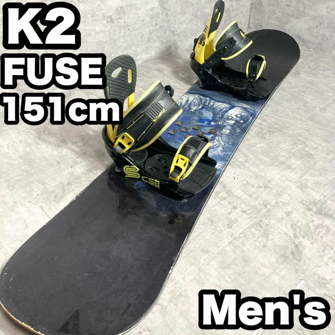 スノーボード　K2 FUSE ケーツー　CSB メンズ　2点セット 151cm | フリマアプリ ラクマ