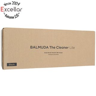 バルミューダ(BALMUDA)の【新品(開封のみ・箱きず・やぶれ)】 BALMUDA　ホバー式クリーナー The Cleaner Lite　C02A-BK　ブラック(掃除機)