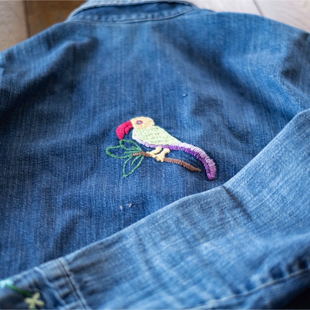 70's LEVI'S BIG-E オリジナルヴィンテージデニムシャツ 刺繍 | フリマアプリ ラクマ