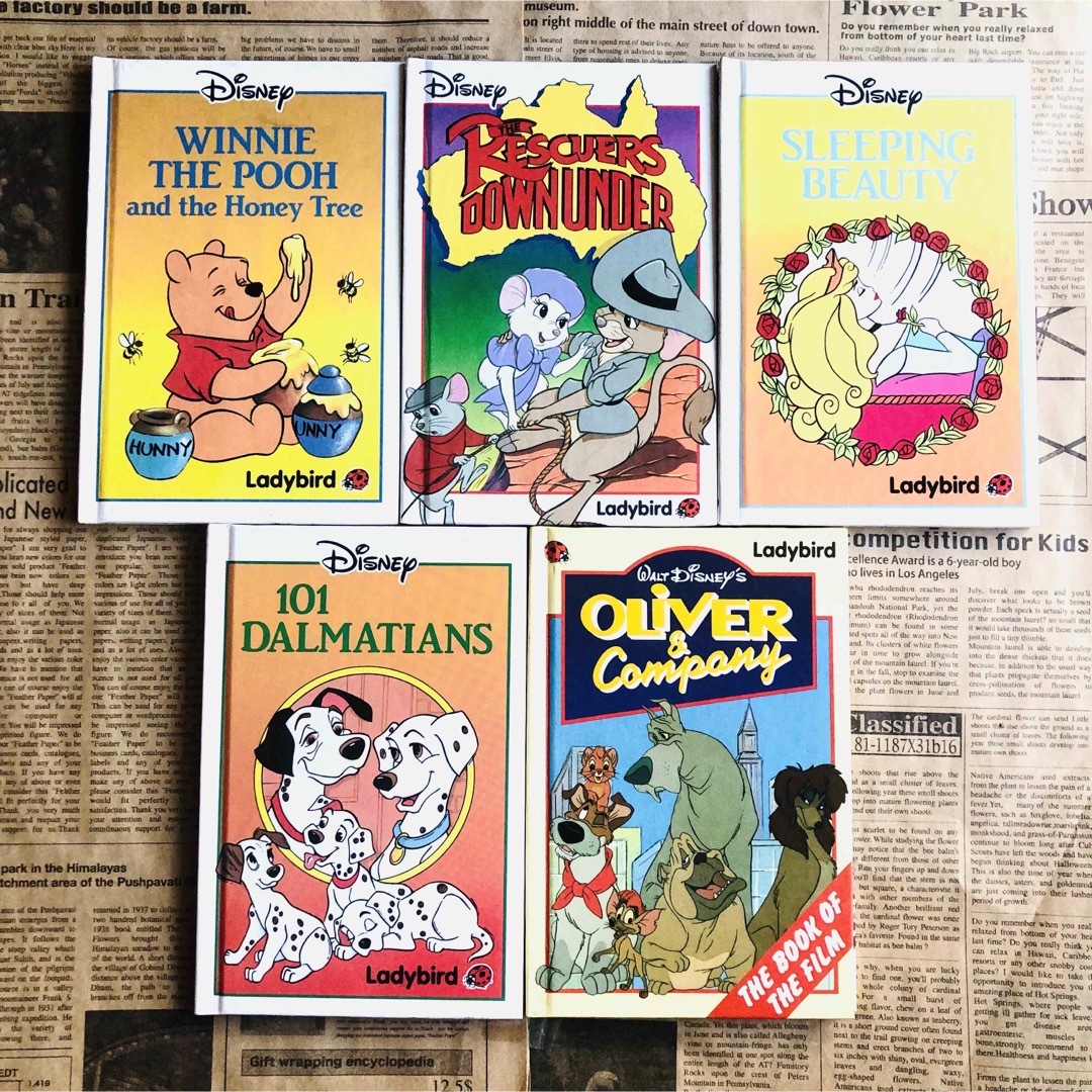 Disney(ディズニー)の【新品】ディズニー絵本(英語)洋書　5冊セット エンタメ/ホビーの本(洋書)の商品写真