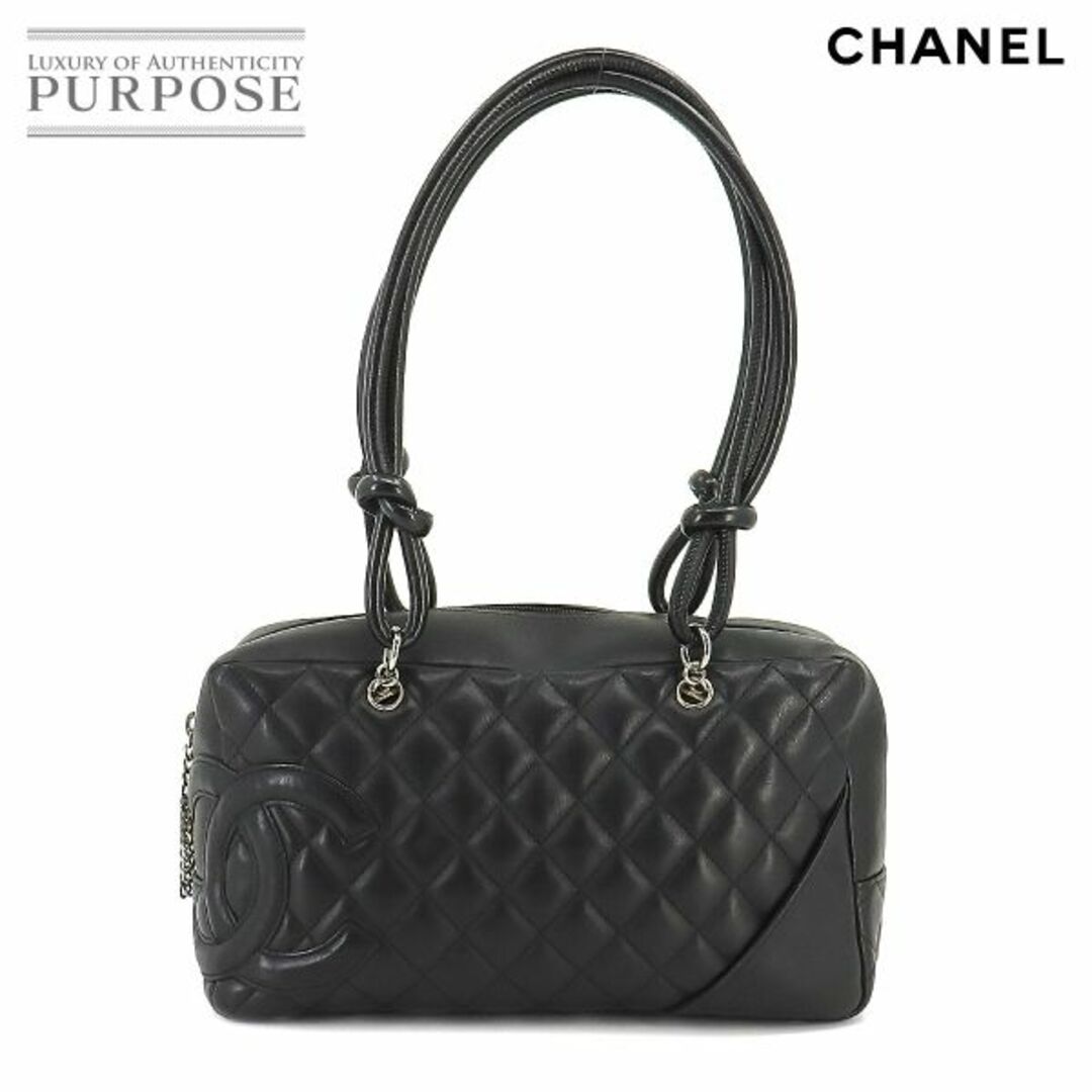 CHANEL(シャネル)のシャネル CHANEL カンボンライン ボーリング ショルダー バッグ レザー ブラック A25171 VLP 90211013 レディースのバッグ(ショルダーバッグ)の商品写真