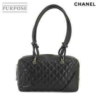 シャネル(CHANEL)のシャネル CHANEL カンボンライン ボーリング ショルダー バッグ レザー ブラック A25171 VLP 90211013(ショルダーバッグ)