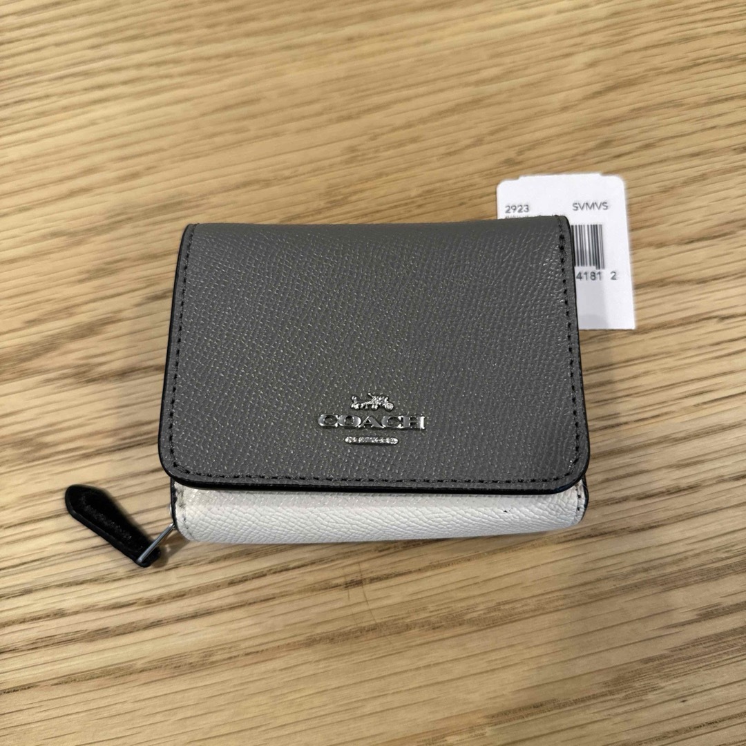 COACH(コーチ)のコーチ COACH 三つ折り財布 F02923 2923 ヘザーグレーマルチ レディースのファッション小物(財布)の商品写真