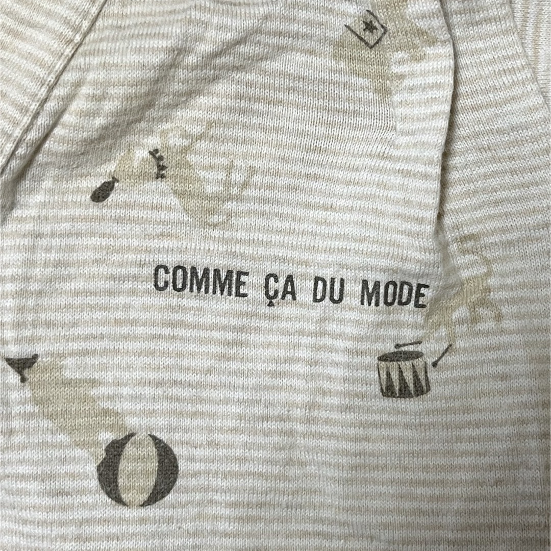COMME CA DU MODE(コムサデモード)のロンパース 50~70cm 3枚セット キッズ/ベビー/マタニティのベビー服(~85cm)(ロンパース)の商品写真