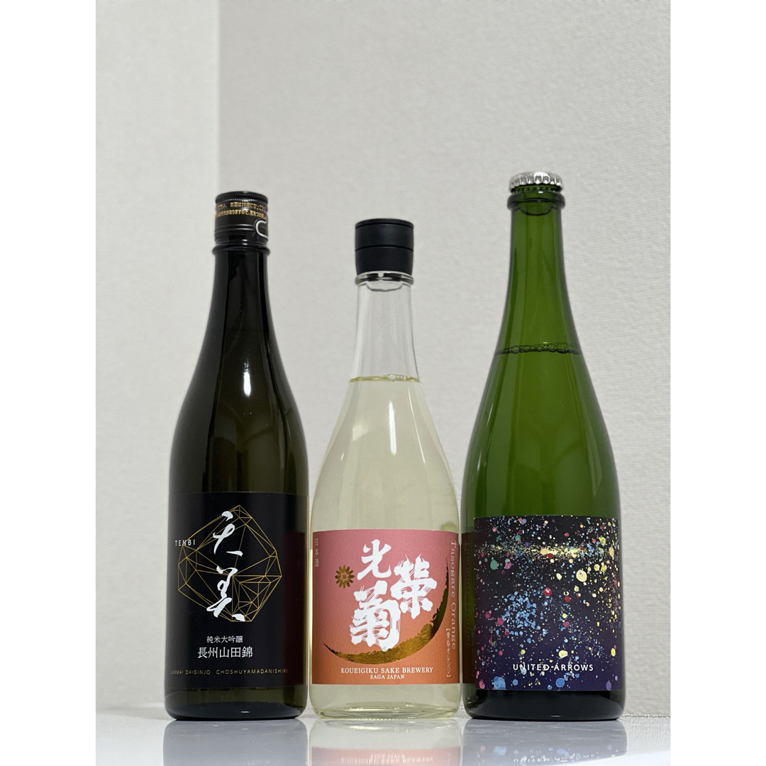 天美・光栄菊・仙禽 3本セット 食品/飲料/酒の酒(日本酒)の商品写真