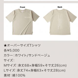 【新品未使用】w-inds. BEYOND オーバーサイズTシャツ(ミュージシャン)