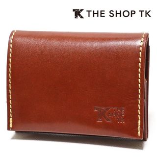 ザショップティーケー(THE SHOP TK)の《THE SHOP TK》新品 ポケット付 レザーコインケース 大きく開く小銭入(コインケース/小銭入れ)