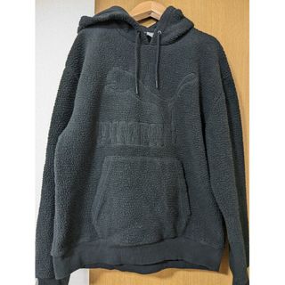 プーマ(PUMA)のPUMA ボアパーカー　黒(パーカー)