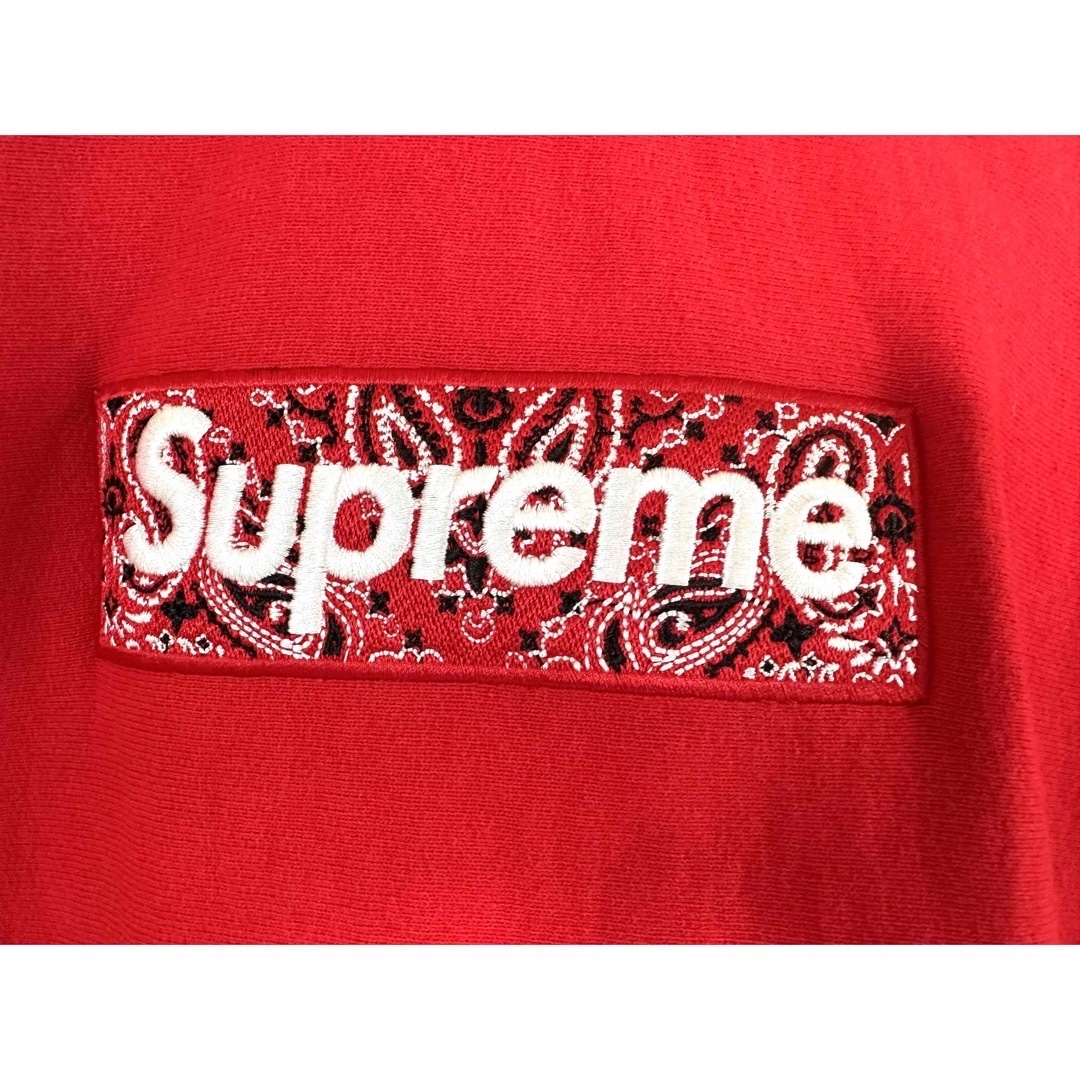 Supreme(シュプリーム)のsupreme バンダナボックスロゴパーカー メンズのトップス(パーカー)の商品写真