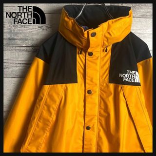 ザノースフェイス(THE NORTH FACE)の【美品　フード収納可能】ノースフェイス☆ワンポイントロゴ入りマウンテンパーカー(マウンテンパーカー)