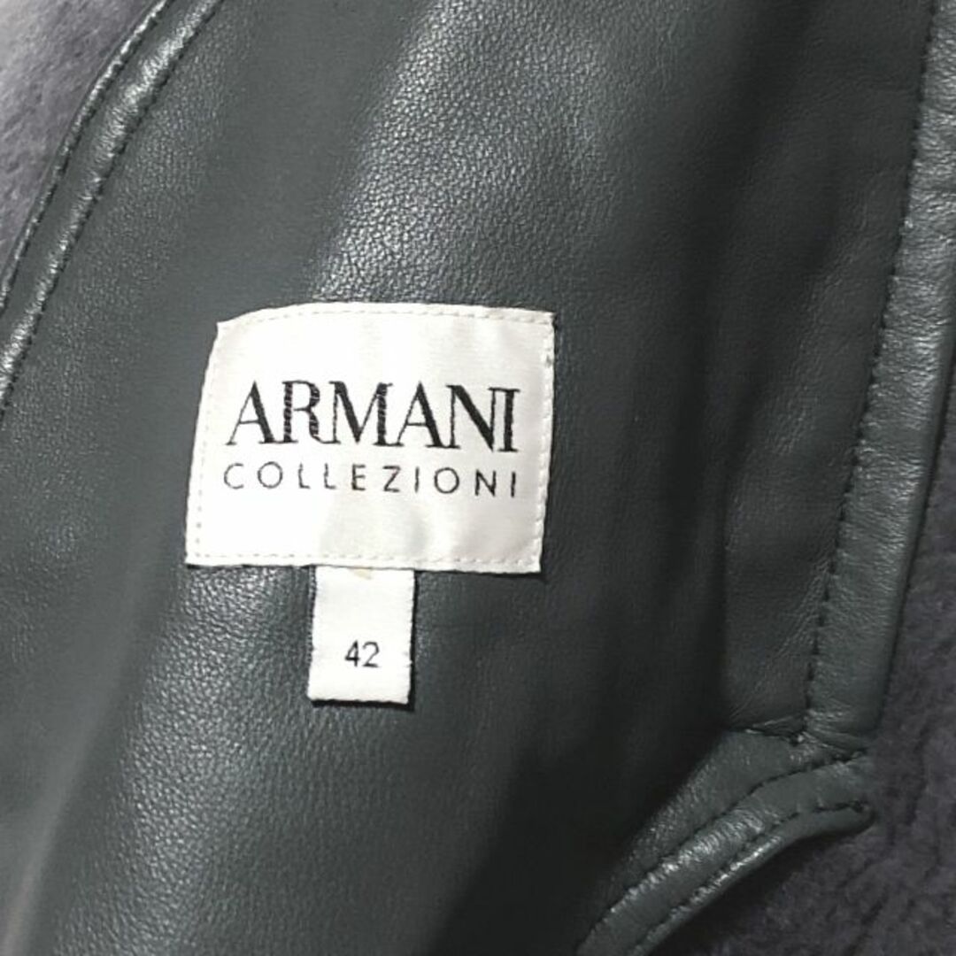 ARMANI COLLEZIONI(アルマーニ コレツィオーニ)のアルマーニ ムートンコート/ARMANI COLLEZIONI シェアリング レディースのジャケット/アウター(毛皮/ファーコート)の商品写真