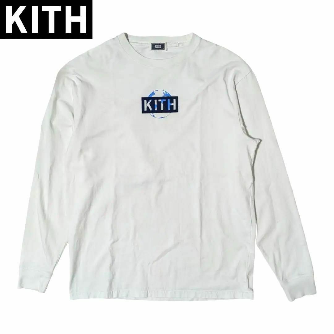 KITH キス バックプリント 長袖Tシャツ アメリカ製着丈69